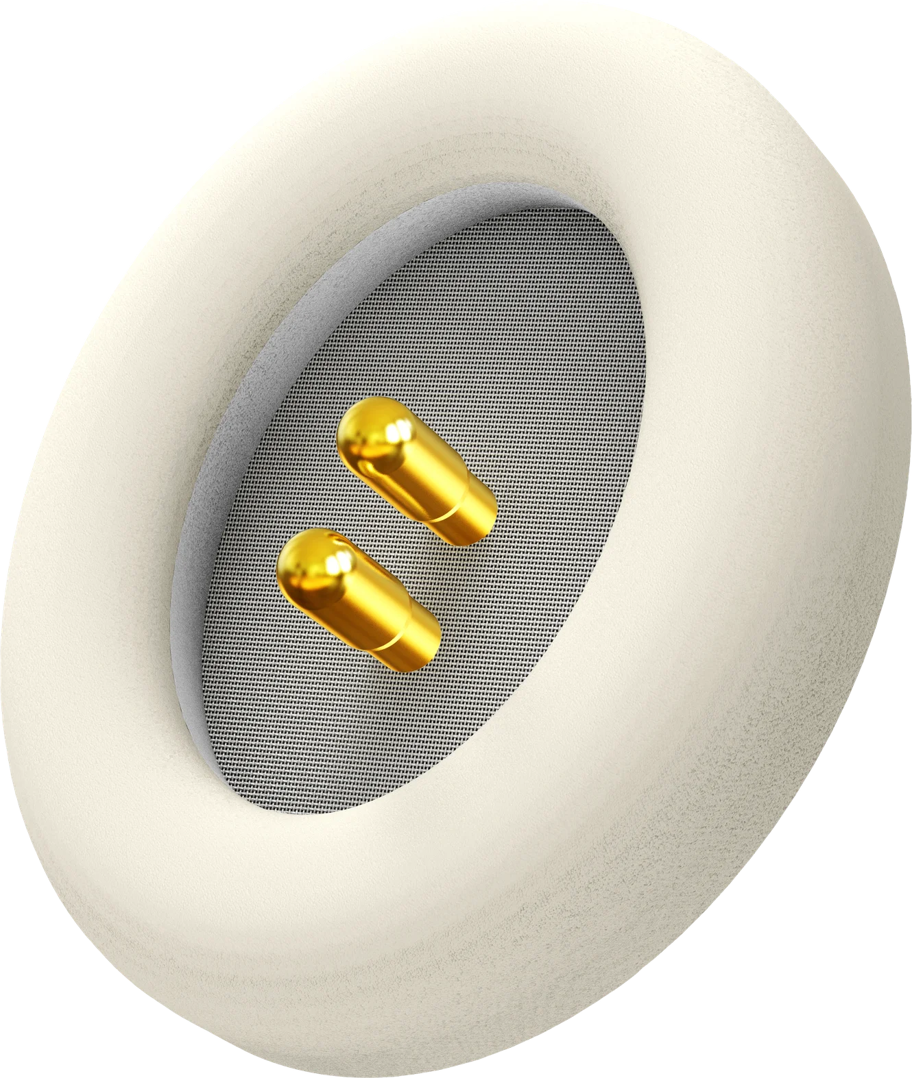 DreamPhones Focus earcup with gold taVNS contacts